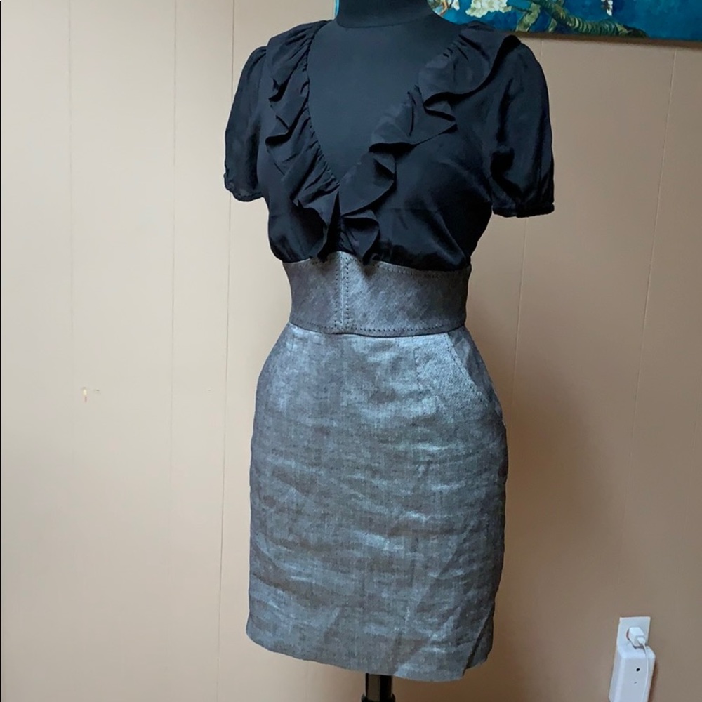 Cute Two-Tone Dress